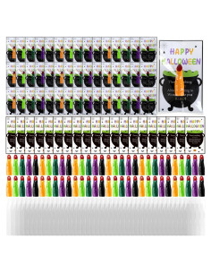 60 Dedos de Bruja Halloween Vertintong + Tarjetas y Bolsas