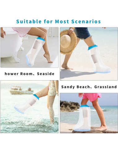 Cubierta Impermeable para Yeso de Pierna SUPERNIGHT 58cm