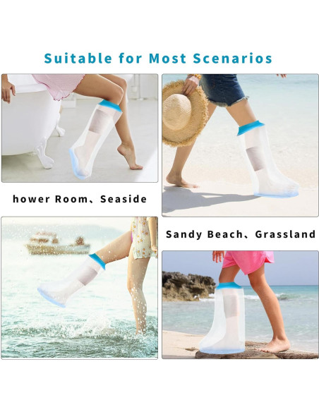 Cubierta Impermeable para Yeso de Pierna SUPERNIGHT 58cm