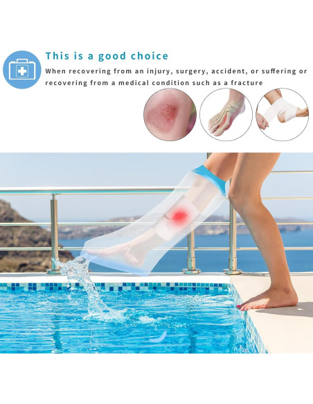 Cubierta Impermeable para Yeso de Pierna SUPERNIGHT 58cm