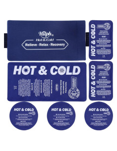 Paquete de Hielo Reutilizable Hilph - 6 Gel Frío y Caliente