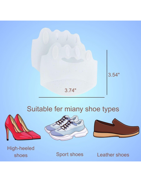 Separadores de Dedos de Gel PGYUD - Corrector de Juanetes 2 Pcs