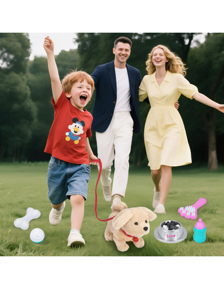 Juguete de Peluche Interactivo Fegalop Golden Retriever 280g