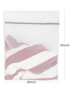 Bolsas de Lencería QiNZiN para Lavar Delicados 2Pcs 50.8x61cm 2