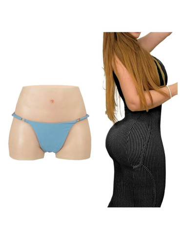 Pantalones de realce de cadera de silicona Genérico marrón