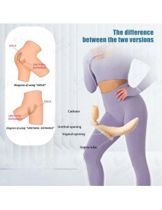 Pantalones de realce de cadera de silicona Genérico marrón 2