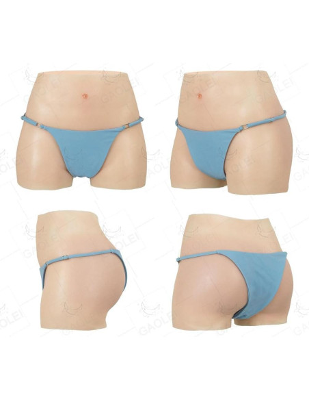 Pantalones de realce de cadera de silicona Genérico marrón