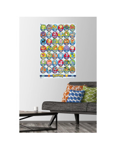 Póster de Pared Pokémon Favoritos - Trends International 86.4x56.8 cm 2