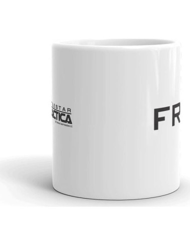 Taza de Café Frak Blanca 11oz SYFY Battlestar Galactica