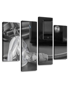 Póster en Lienzo IGOONE 4 Piezas Decoración Moderna 121x81cm