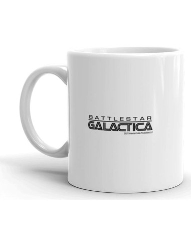 Taza de Café Frak Blanca 11oz SYFY Battlestar Galactica