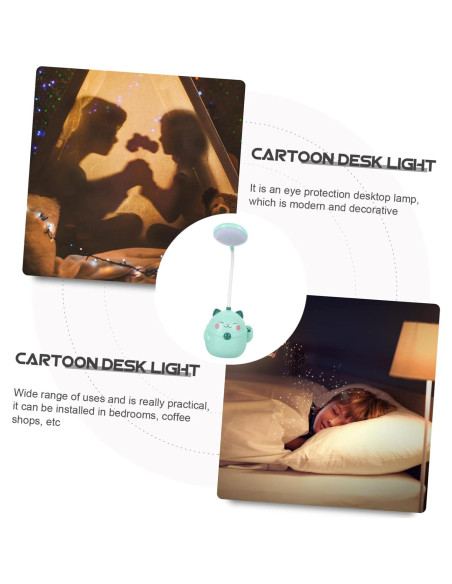 Lámpara de Escritorio LED Gadpiparty Recargable USB con Soporte