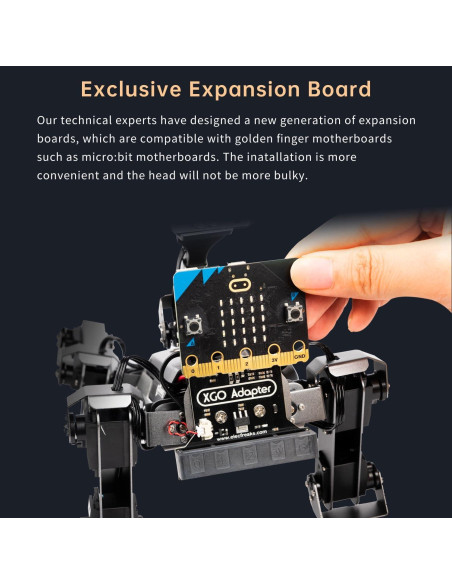 Kit Robot Perro XGO V2 ELECFREAKS Programable 15 Juntas
