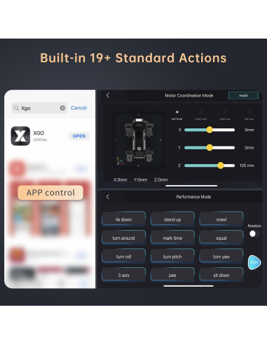 Kit Robot Perro XGO V2 ELECFREAKS Programable 15 Juntas