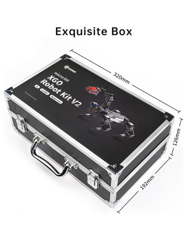 Kit Robot Perro XGO V2 ELECFREAKS Programable 15 Juntas