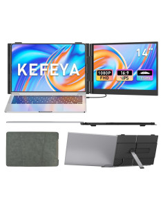 Extensor de Pantalla Portátil KEFEYA 14" FHD 1080P USB-C/HDMI