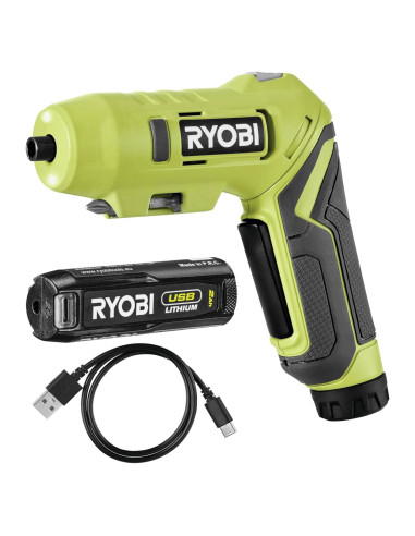 Destornillador Pivote Inalámbrico Ryobi RSDP4-120G 4V