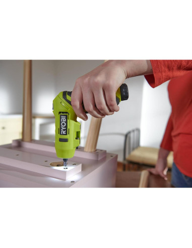 Destornillador Pivote Inalámbrico Ryobi RSDP4-120G 4V