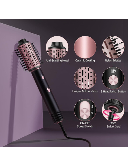 Secador de Pelo SKIMI 1300W Motor Sin Escobillas 5 en 1