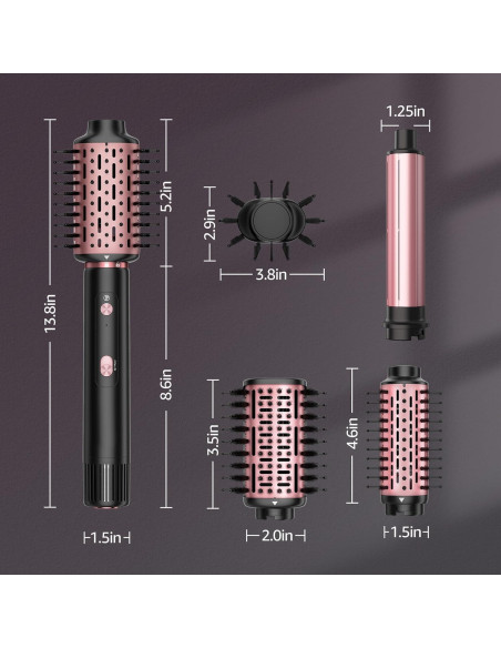 Secador de Pelo SKIMI 1300W Motor Sin Escobillas 5 en 1
