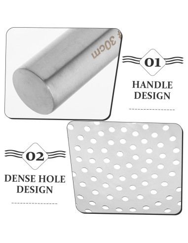 Cernidor Redondo de Acero Inoxidable Cabilock 30cm