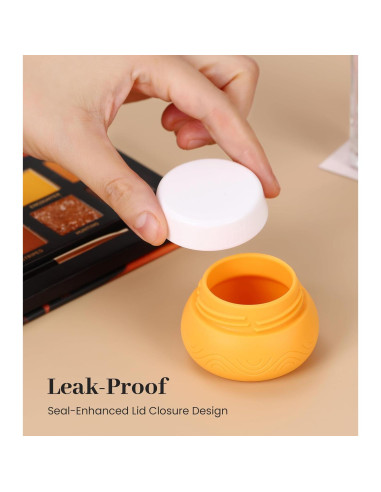 Contenedores de Viaje Aveniee 30ml Silicona Sin BPA - 4 Piezas