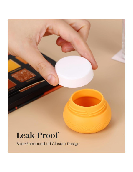 Contenedores de Viaje Aveniee 30ml Silicona Sin BPA - 4 Piezas