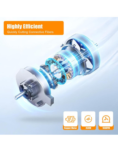 Ablandador de Carne Eléctrico Josbuynls 450W Acero Inoxidable