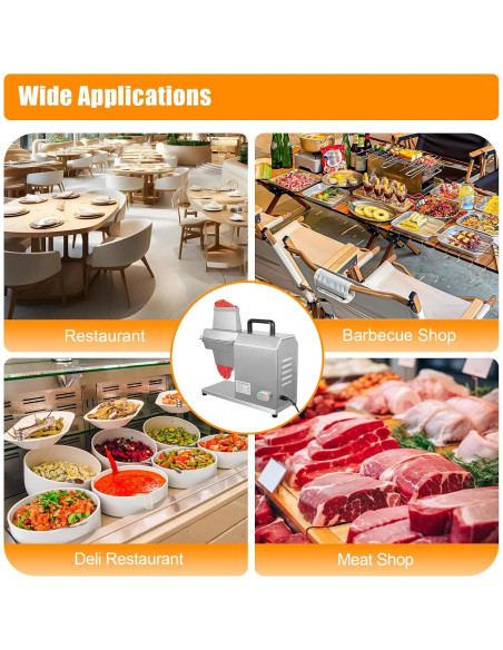 Ablandador de Carne Eléctrico Josbuynls 450W Acero Inoxidable