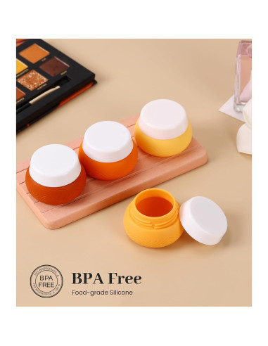 Contenedores de Viaje Aveniee 30ml Silicona Sin BPA - 4 Piezas