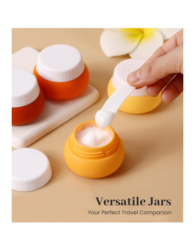 Contenedores de Viaje Aveniee 30ml Silicona Sin BPA - 4 Piezas