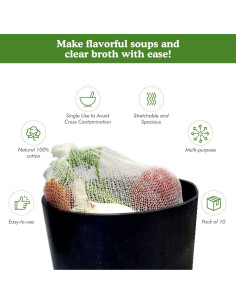 Calcetines para sopa Regency Wraps 10 unidades 60.96 cm 2