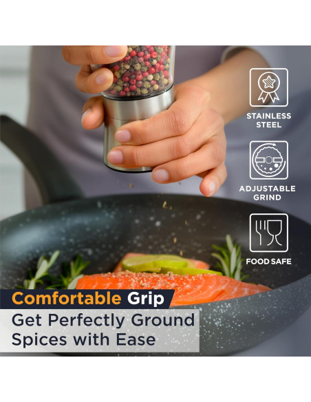 Conjunto Molinillos de Sal y Pimienta Deiss PRO 180ml