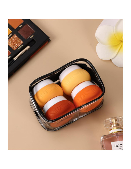 Contenedores de Viaje Aveniee 30ml Silicona Sin BPA - 4 Piezas