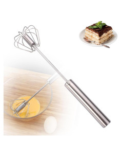 Batidor de Huevos Semi-Automático Oputemon 25.4cm Acero Inoxidable