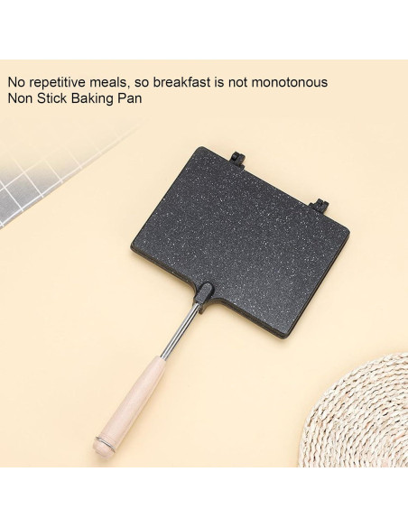 Hacedor de Sándwiches de Mano Zerodis Antiadherente 23x17cm