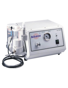 Máquina de Microdermoabrasión Profesional Athena Beauty - Compresor Alemán, Incluye 1.81 kg de Cristales y 10 Puntas