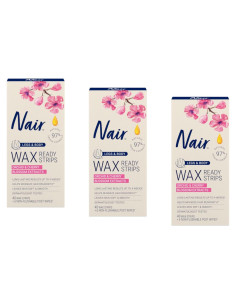 Cera Depilatoria Nair Listones Listos 40 Unidades Piernas/Cuerpo