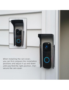 Cubierta de Lluvia RIAN COVER para Timbre Negro - Impermeable 2