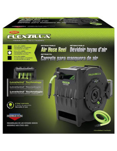 Carrete Retráctil de Manguera de Aire Flexzilla 3/8" x 22.86 m 2