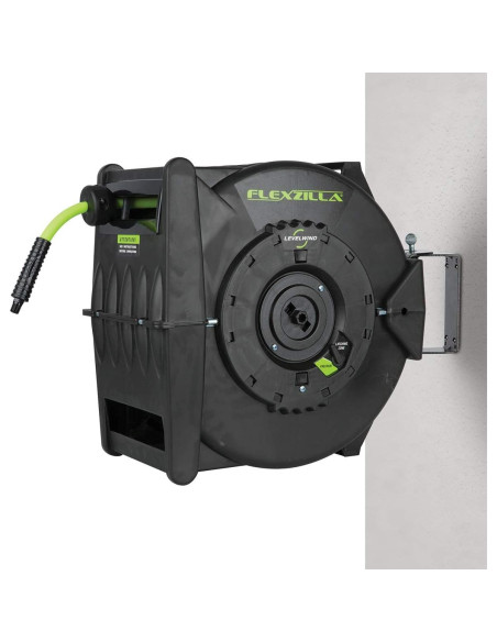 Carrete Retráctil de Manguera de Aire Flexzilla 3/8" x 22.86 m