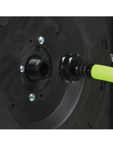 Carrete Retráctil de Manguera de Aire Flexzilla 3/8" x 22.86 m