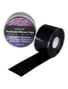 Cinta de Silicona Autoadhesiva Proxicast 30 mil 4.57m Negra