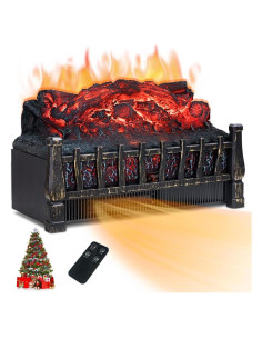 Calentador de Chimenea Eléctrico LifePlus FP201R 1500W 52cm