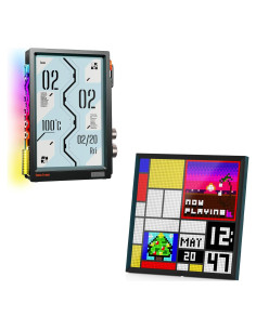 Divoom Pixoo-64 y Times Frame 10.1" Marco Digital WiFi