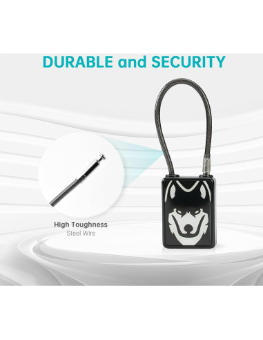 Candado Biométrico de Huella Dactilar LEELEN LL-SG100-B Negro