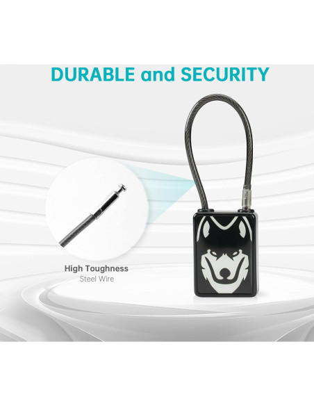 Candado Biométrico de Huella Dactilar LEELEN LL-SG100-B Negro