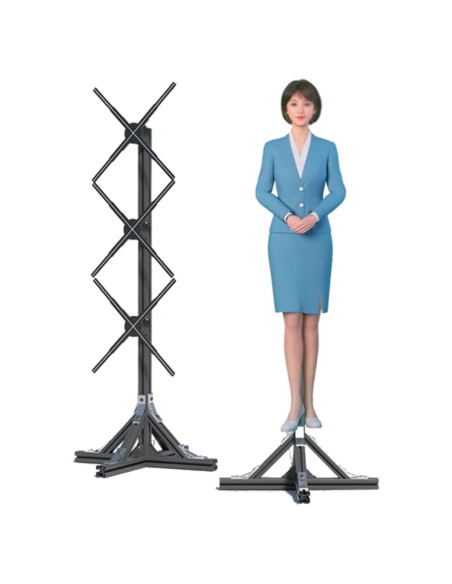 Ventilador Holográfico 3D Genérico 50CM con Pantalla LED 118x48cm