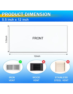 Cubiertas Magnéticas E BAVITE 6 Pack 13.97x30.48 cm 2