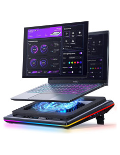 Pad de Enfriamiento para Laptop llano V12 Ultra RGB 15.6-19"